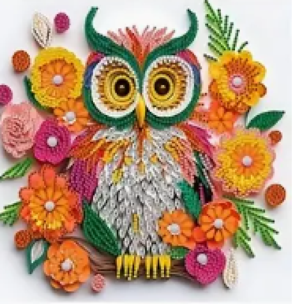 Diamond Painting Eule